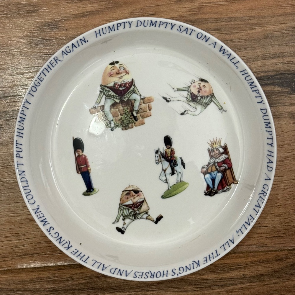 Humpty Dumpty Nursery Rhyme Children's Bowl Dish by Queen's
